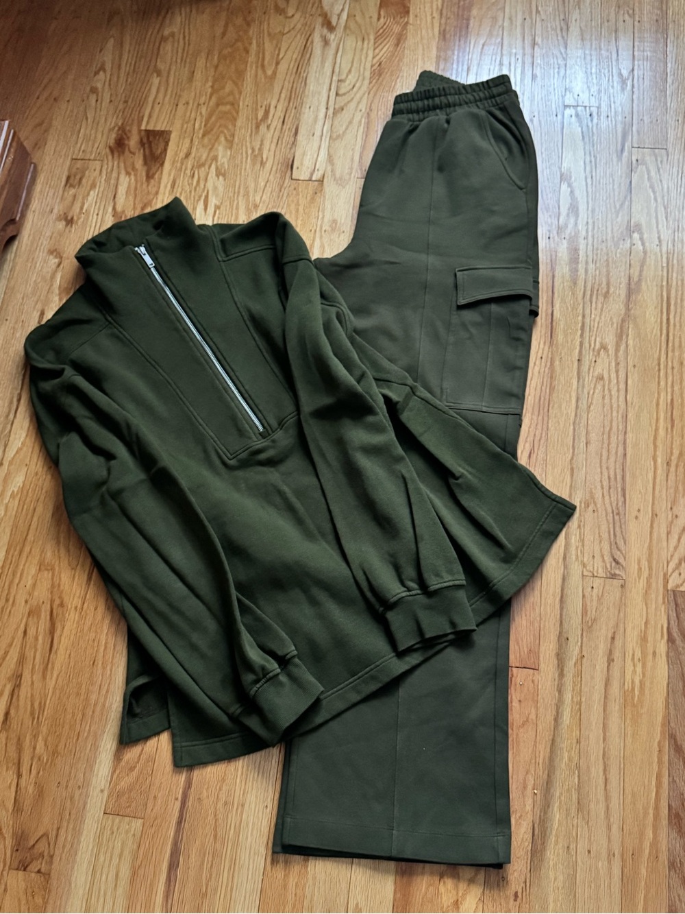 Old Navy Olive Green Cargo Track set